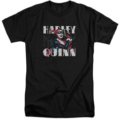 Batman Comics Harley Bold Men's 18/1 Tall Cotton Short-Sleeve T-Shirt