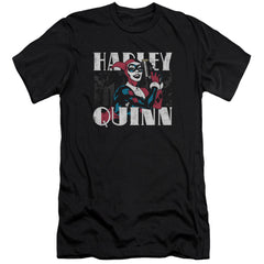 Batman Comics Harley Bold Men's Ultra-Soft 30/1 Cotton Slim Short-Sleeve T-Shirt