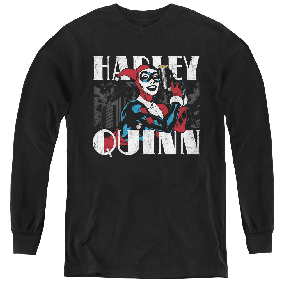 Batman Comics Harley Bold Youth Long-Sleeve T-Shirt