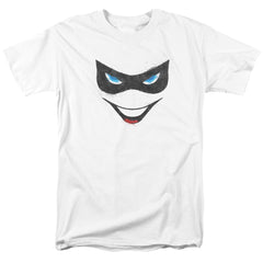 Batman Comics Harley Face Men's 18/1 Cotton Short-Sleeve T-Shirt