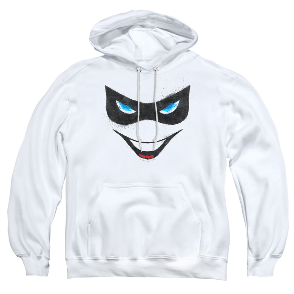 Batman Comics Harley Face Men's Pull-Over 75 25 Poly Hoodie
