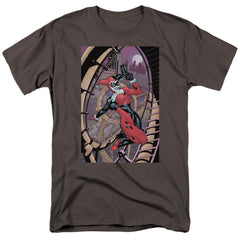 Batman Comics Harley First Men's 18/1 Cotton Short-Sleeve T-Shirt