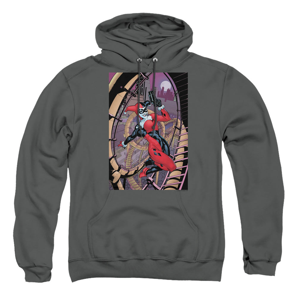 Batman Comics Harley First Men's Pull-Over 75 25 Poly Hoodie