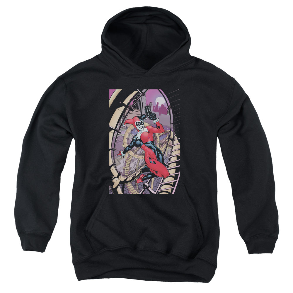Batman Comics Harley First Youth Cotton Poly Pull-Over Hoodie