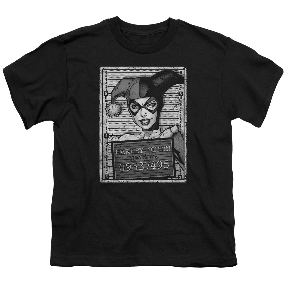 Batman Comics Harley Inmate Youth 18/1 100% Cotton Short-Sleeve T-Shirt