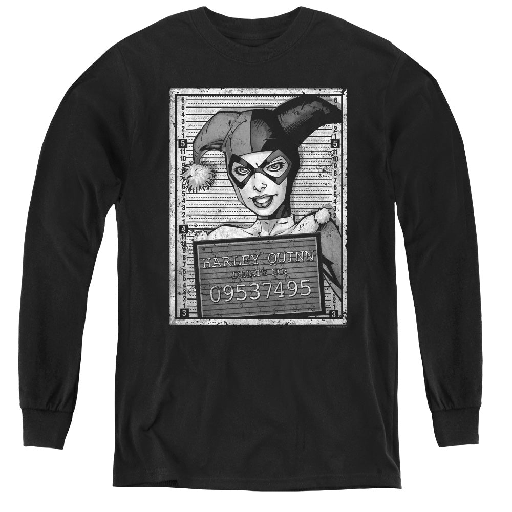 Batman Comics Harley Inmate Youth Long-Sleeve T-Shirt