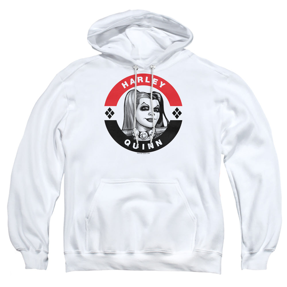 Batman Comics Harley President Circle Men's Pull-Over 75 25 Poly Hoodie