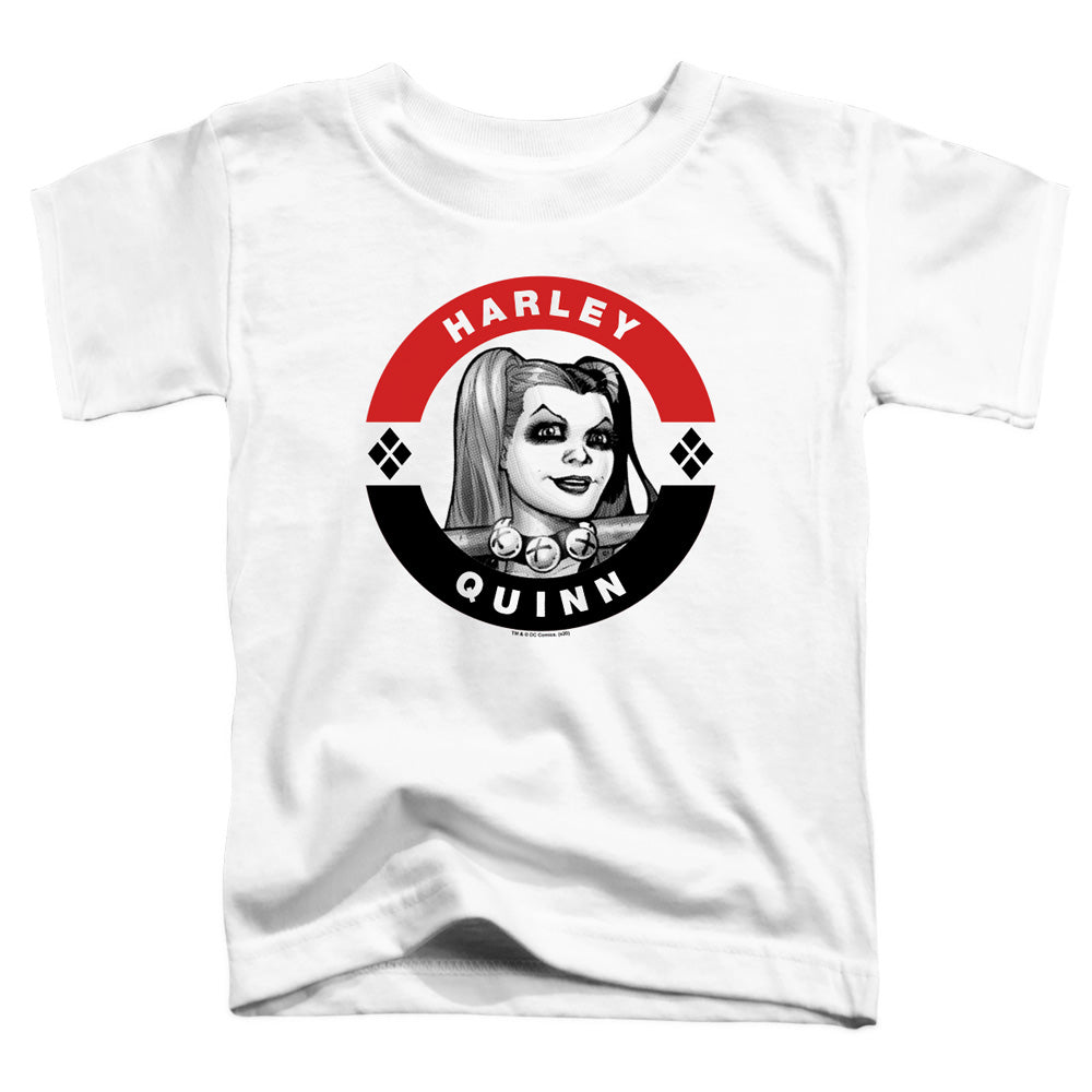 Batman Comics Harley President Circle Toddler 18/1 Cotton Short-Sleeve T-Shirt