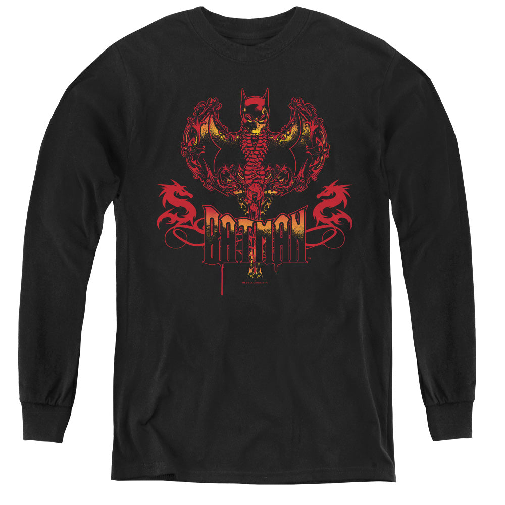 Batman Comics Heart Of Fire Youth Long-Sleeve T-Shirt