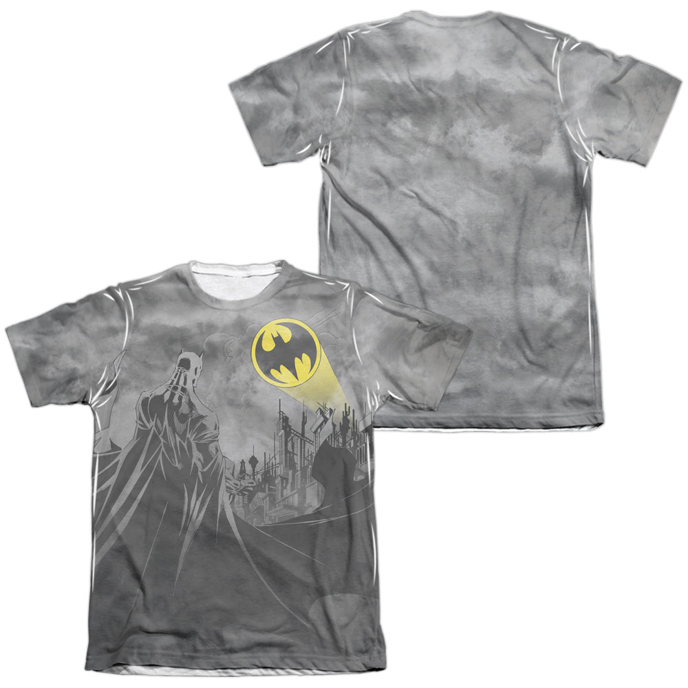 Batman Comics Heed The Call Men's Regular Fit Poly Cotton Short-Sleeve T-Shirt