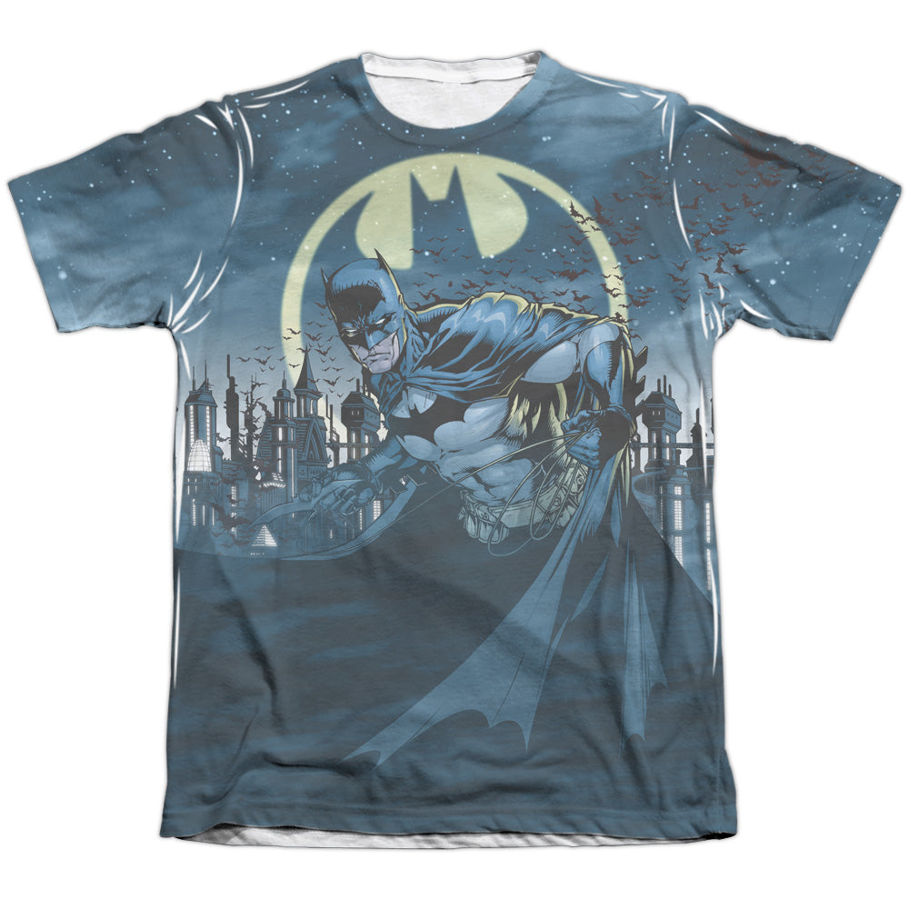 Batman Comics Heed The Call Men's Regular Fit Poly Cotton Short-Sleeve T-Shirt