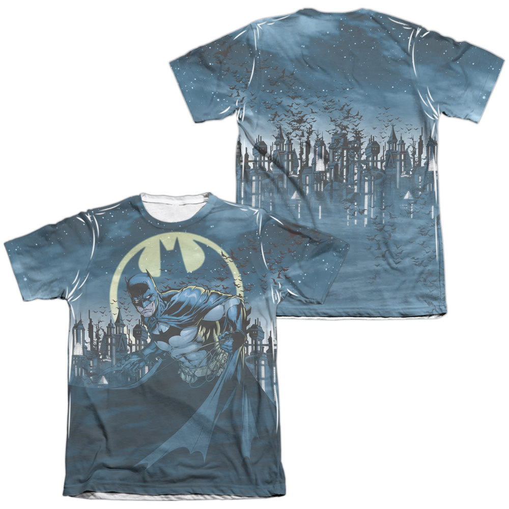 Batman Comics Heed The Call Men's Regular Fit Poly Cotton Short-Sleeve T-Shirt