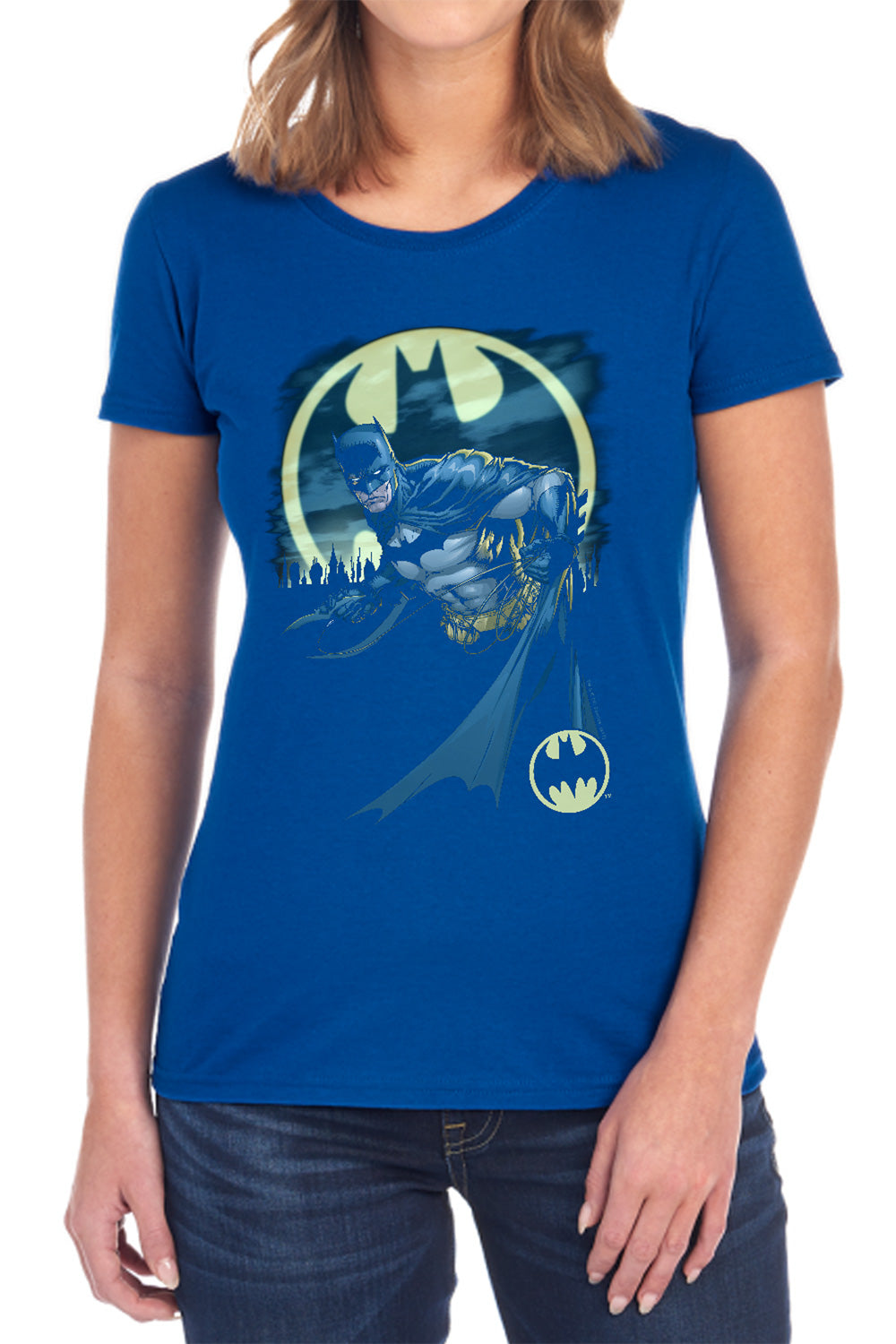 Batman Comics Heed The Call Women's 18/1 Cotton Short-Sleeve T-Shirt
