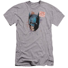 Batman Comics Hello Men's Ultra-Soft 30/1 Cotton Slim Short-Sleeve T-Shirt