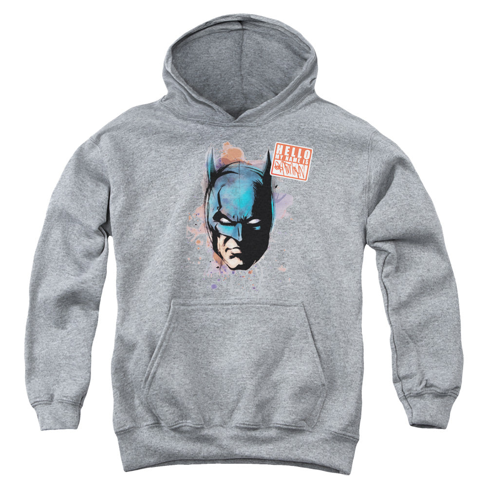 Batman Comics Hello Youth Cotton Poly Pull-Over Hoodie