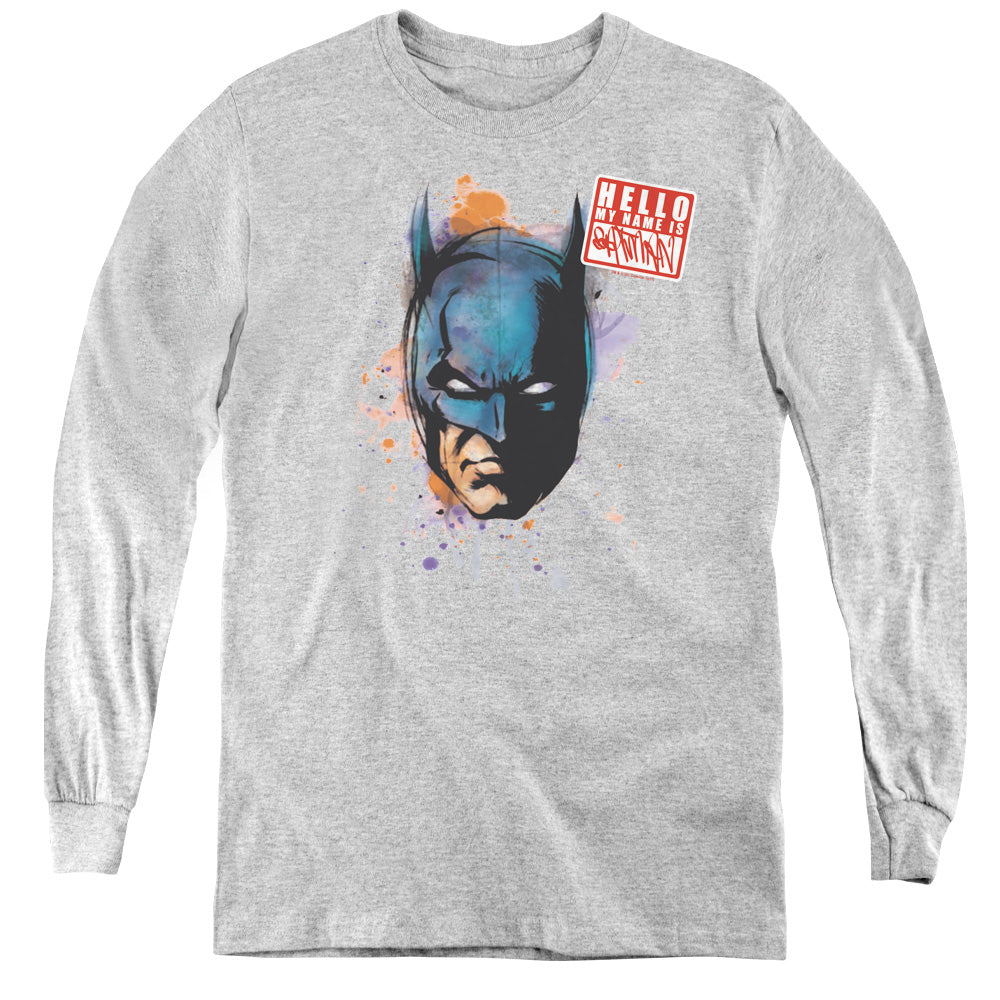 Batman Comics Hello Youth Long-Sleeve T-Shirt