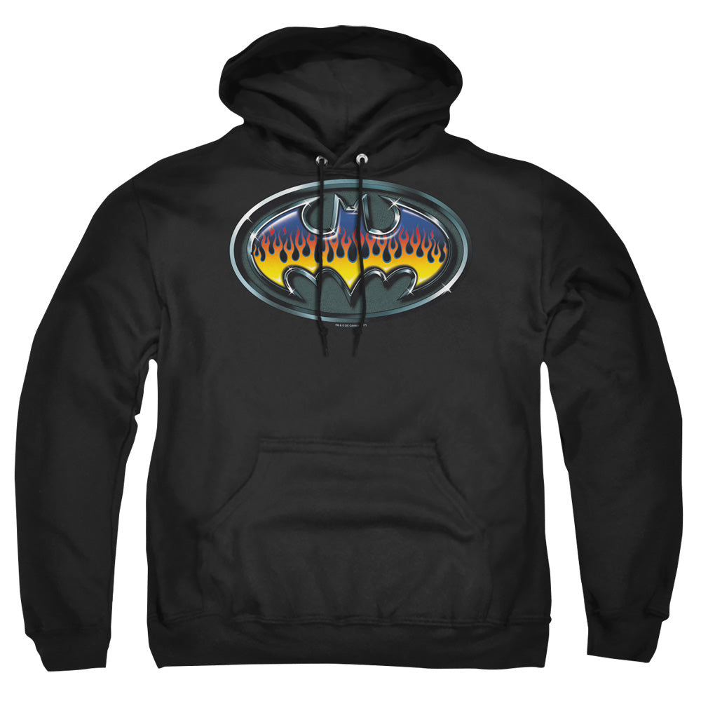 Batman Comics Hot Rod Shield Men's Pull-Over 75 25 Poly Hoodie