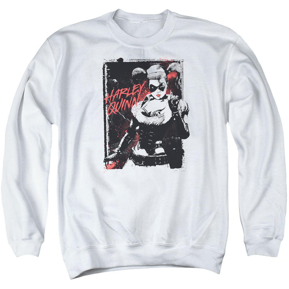 Batman Comics House Call Men's Crewneck 50 50 Poly Long-Sleeve T-Shirt