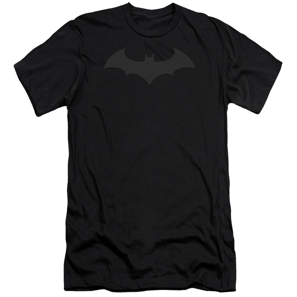 Batman Comics Hush Logo Men's Ultra-Soft 30/1 Cotton Slim Short-Sleeve T-Shirt