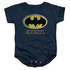Batman Comics Im Batman Infant's Cotton SS Snapsuit