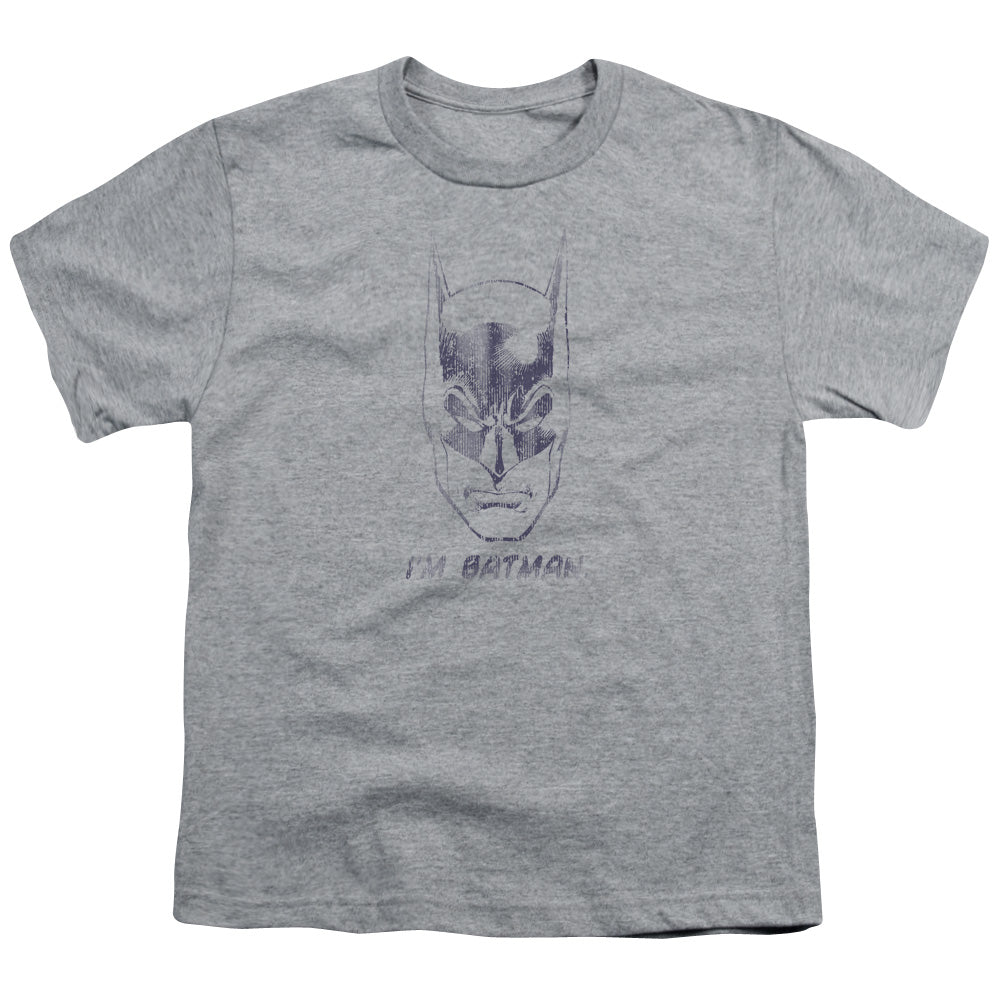 Batman Comics Im Batman Youth 18/1 100% Cotton Short-Sleeve T-Shirt