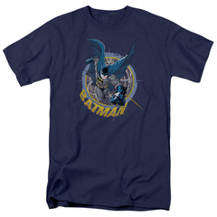 Batman Comics In The Crosshairs Men's 18/1 Cotton Short-Sleeve T-Shirt