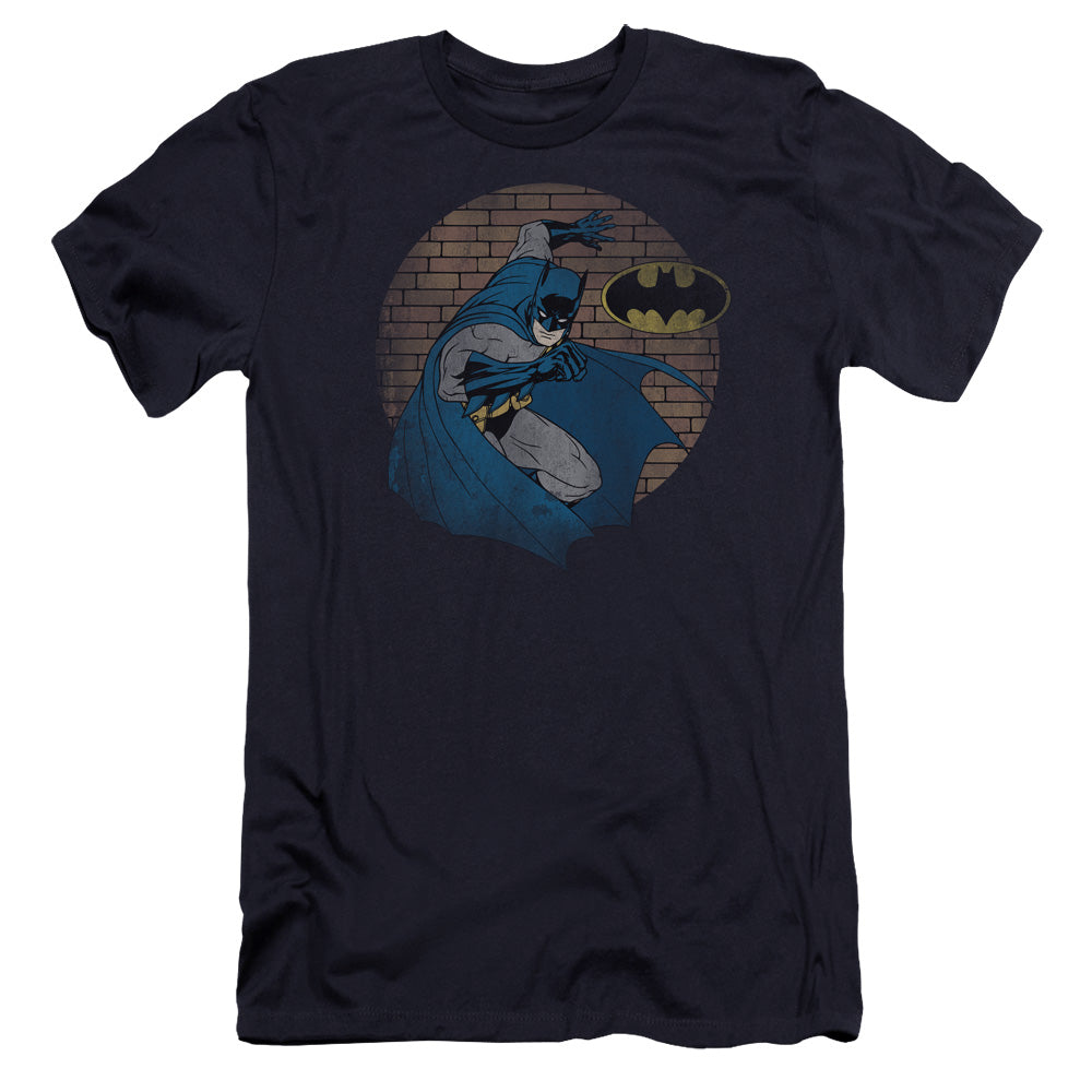 Batman Comics In The Spotlight Men's Ultra-Soft 30/1 Cotton Slim Short-Sleeve T-Shirt