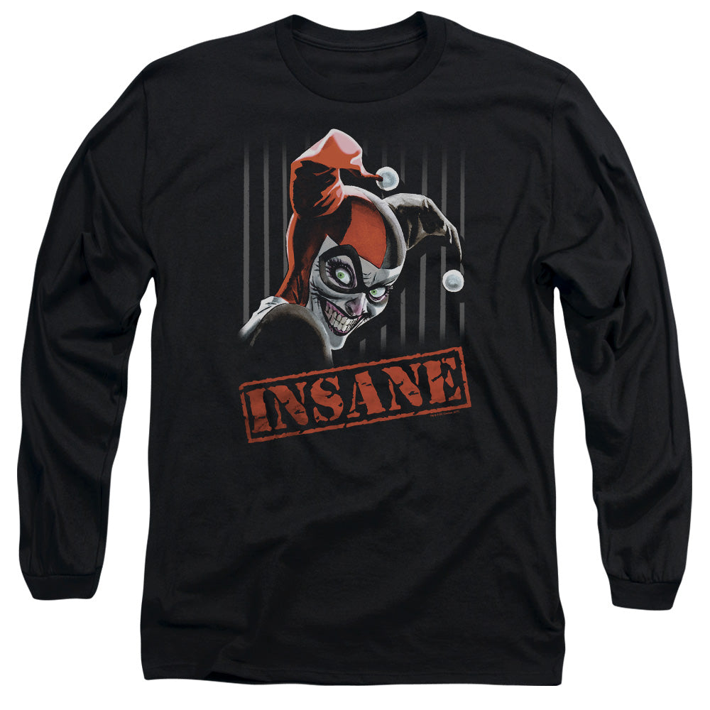 Batman Comics Insane Men's 18/1 Cotton Long-Sleeve T-Shirt