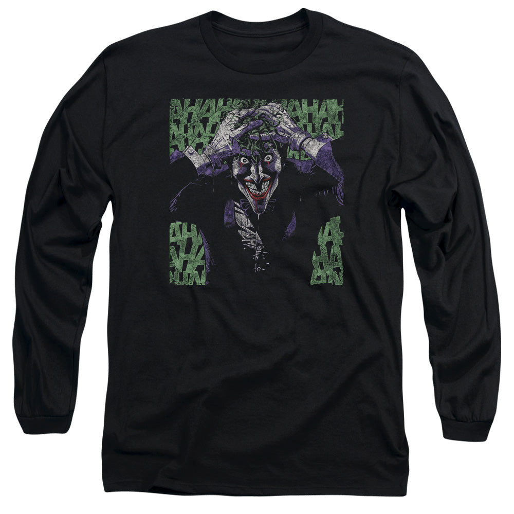 Batman Comics Insanity Men's 18/1 Cotton Long-Sleeve T-Shirt