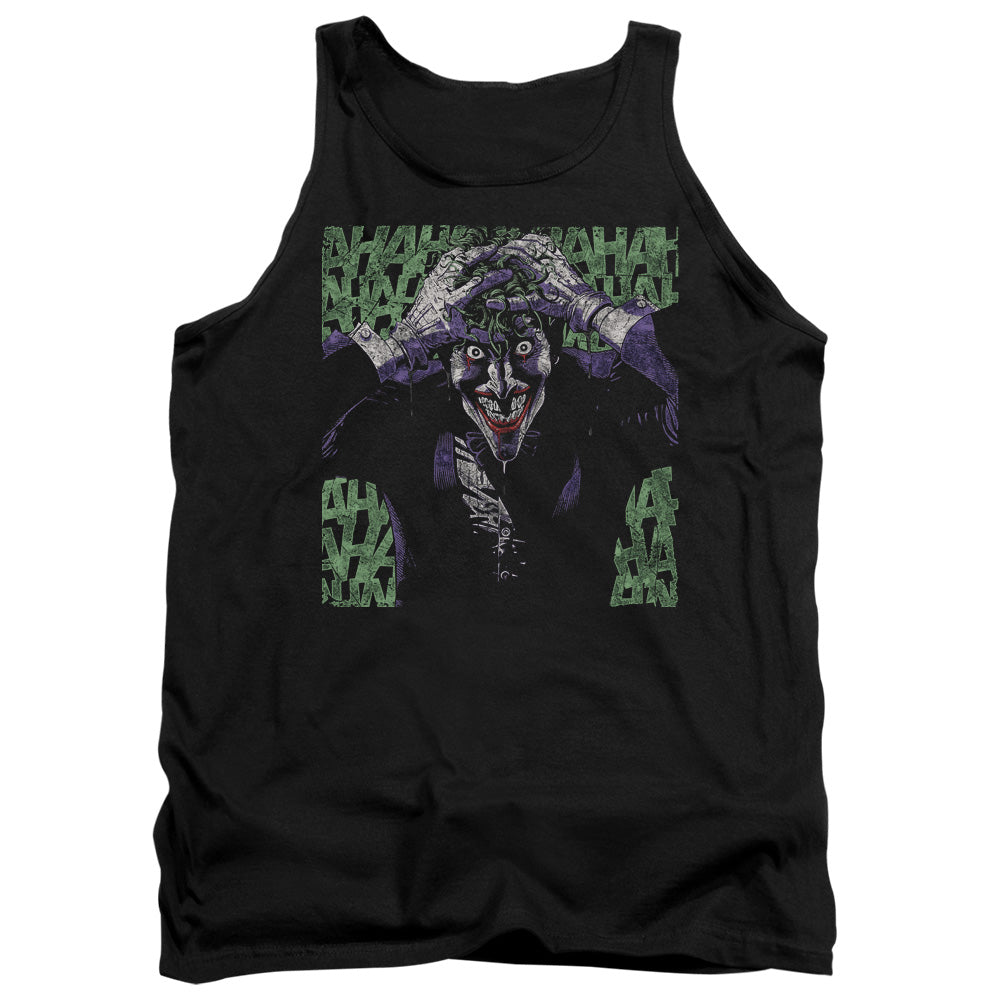 Batman Comics Insanity Men's 18/1 Cotton Tank Top