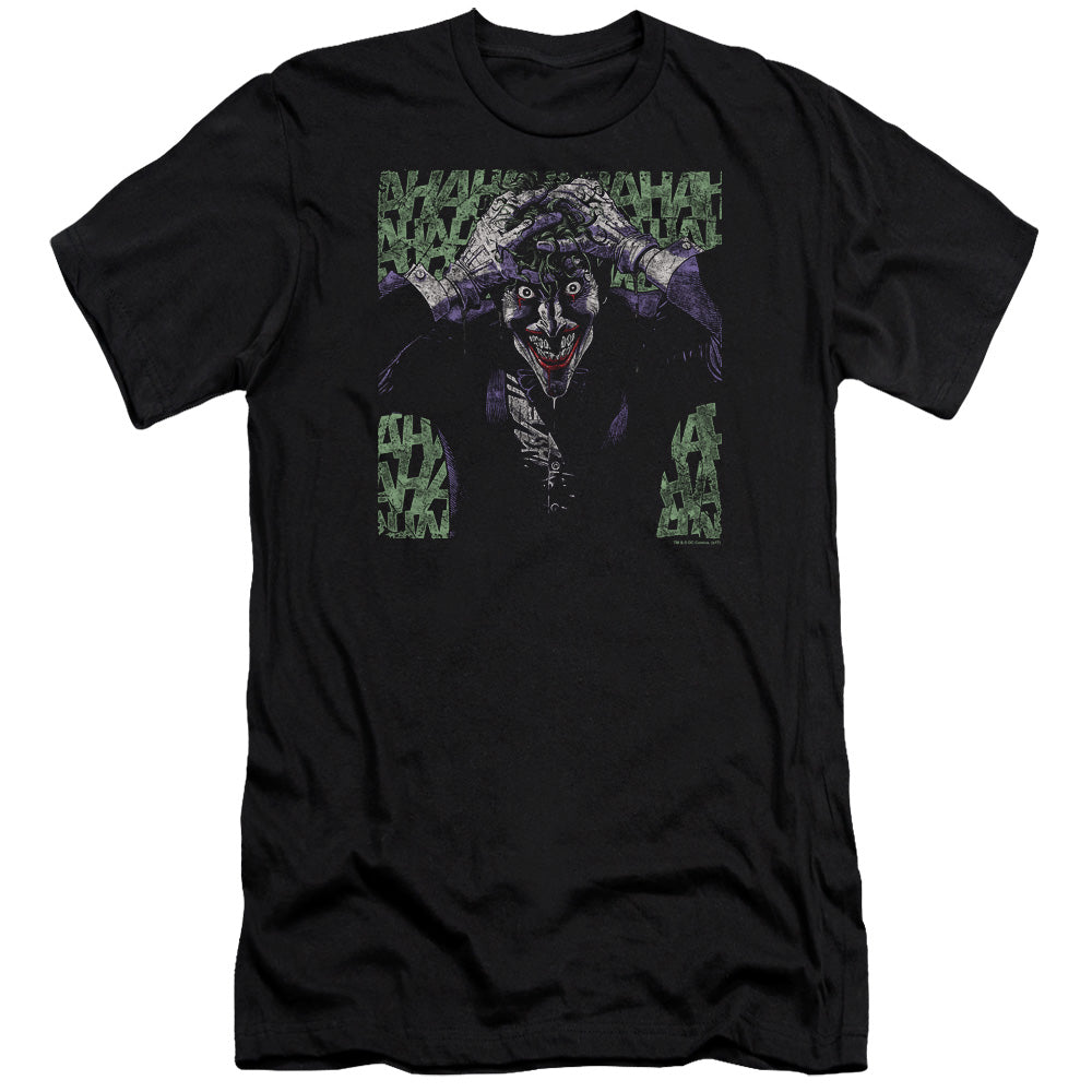 Batman Comics Insanity Men's Ultra-Soft 30/1 Cotton Slim Short-Sleeve T-Shirt