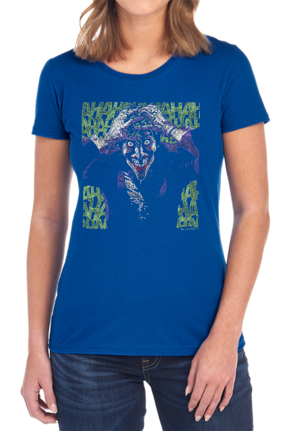 Batman Comics Insanity Women's 18/1 Cotton Short-Sleeve T-Shirt