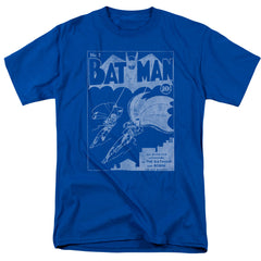 Batman Comics Issue 1 Cover Men's 18/1 Cotton Short-Sleeve T-Shirt