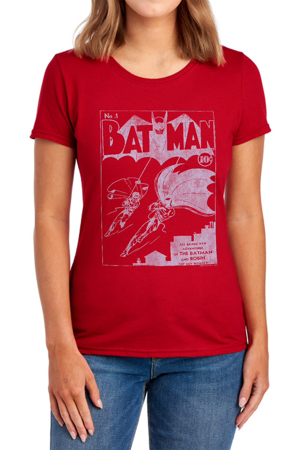 Batman Comics Issue 1 Cover Women's 18/1 Cotton Short-Sleeve T-Shirt