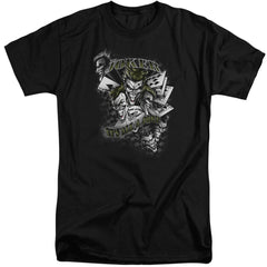 Batman Comics Its All A Joke Men's 18/1 Tall Cotton Short-Sleeve T-Shirt