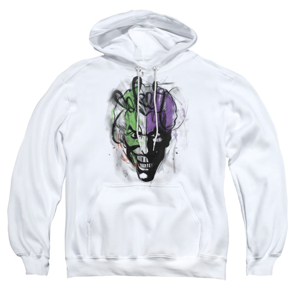 Batman Comics Joker Airbrush Men's Pull-Over 75 25 Poly Hoodie