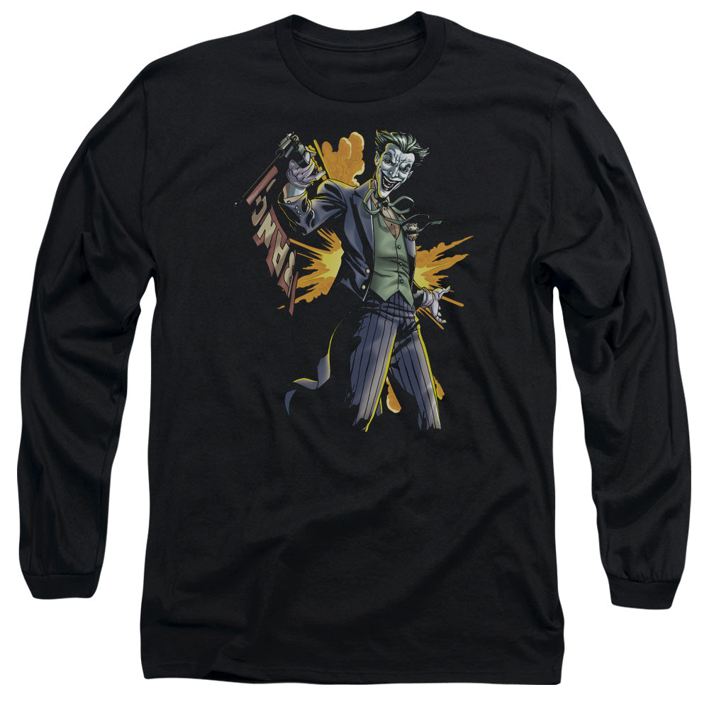 Batman Comics Joker Bang Men's 18/1 Cotton Long-Sleeve T-Shirt