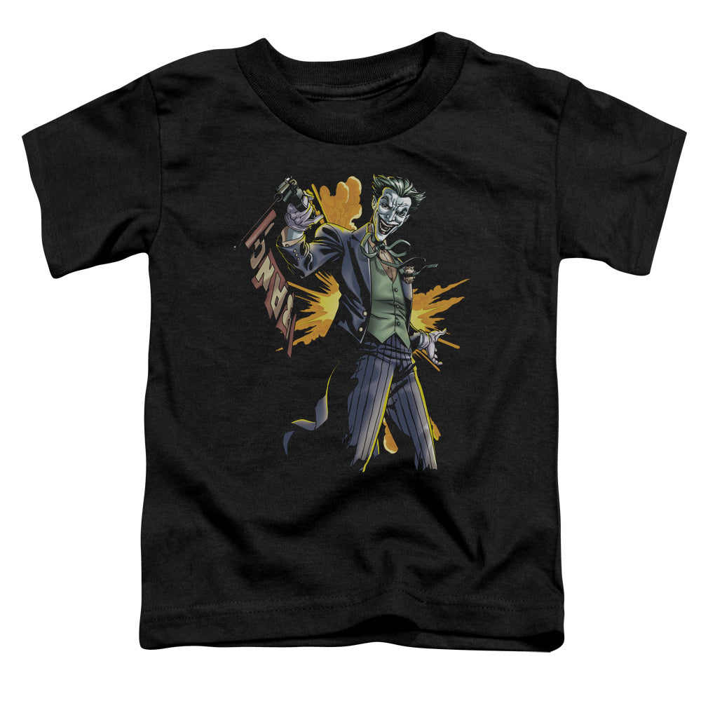 Batman Comics Joker Bang Toddler 18/1 Cotton Short-Sleeve T-Shirt