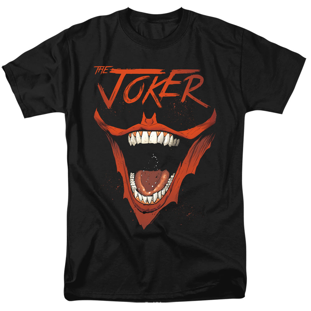 Batman Comics Joker Bat Laugh Men's 18/1 Cotton Short-Sleeve T-Shirt