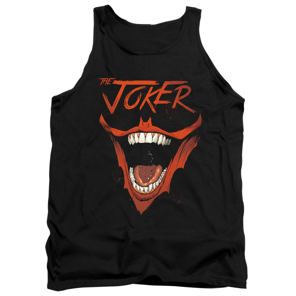 Batman Comics Joker Bat Laugh Men's 18/1 Cotton Tank Top