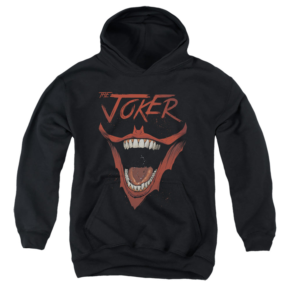 Batman Comics Joker Bat Laugh Youth Cotton Poly Pull-Over Hoodie