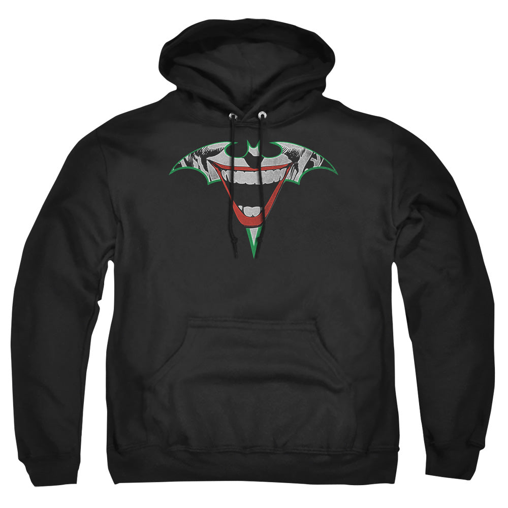 Batman Comics Joker Bat Logo Men's Pull-Over 75 25 Poly Hoodie