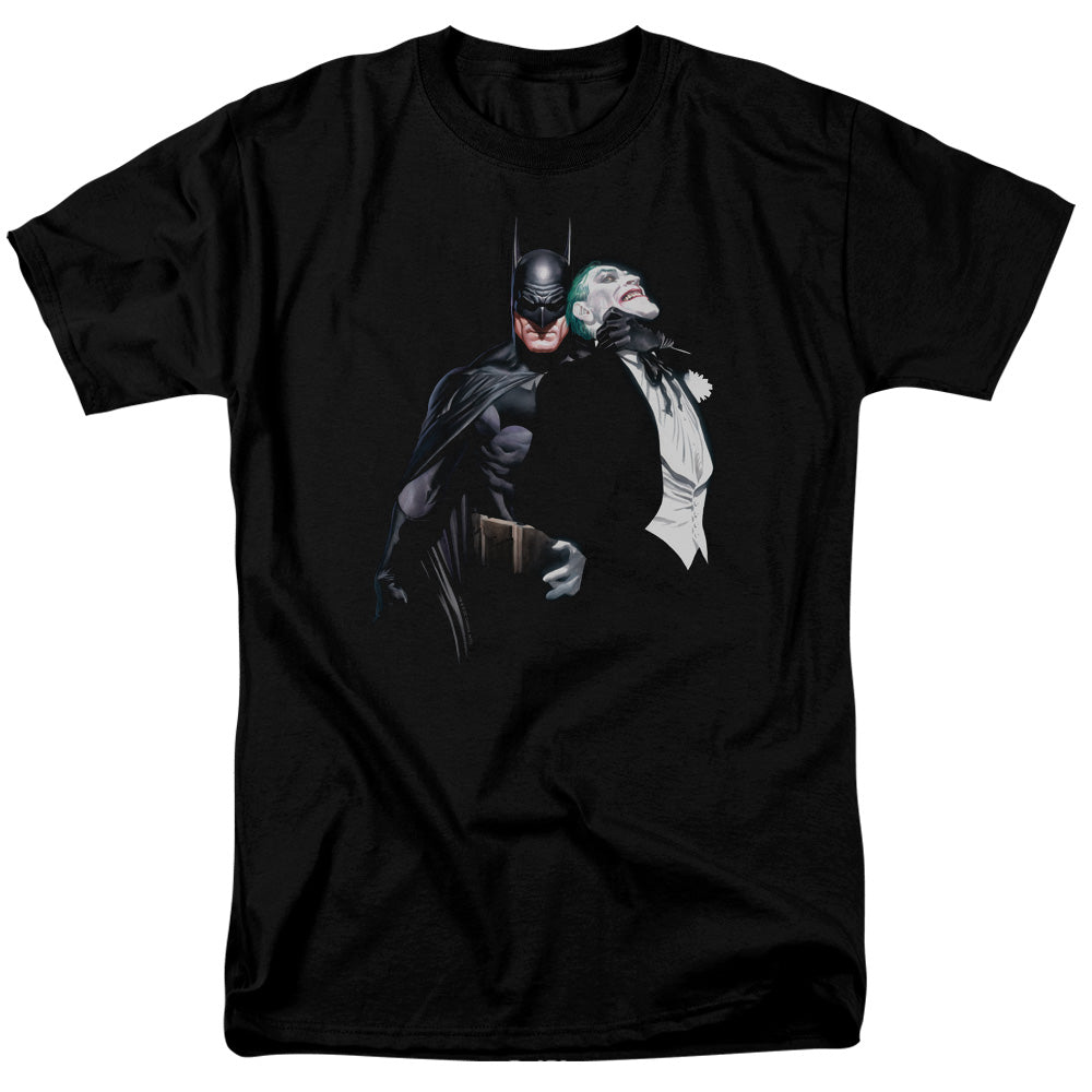 Batman Comics Joker Choke Men's 18/1 Cotton Short-Sleeve T-Shirt