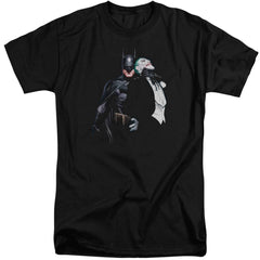 Batman Comics Joker Choke Men's 18/1 Tall Cotton Short-Sleeve T-Shirt