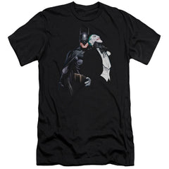 Batman Comics Joker Choke Men's Ultra-Soft 30/1 Cotton Slim Short-Sleeve T-Shirt