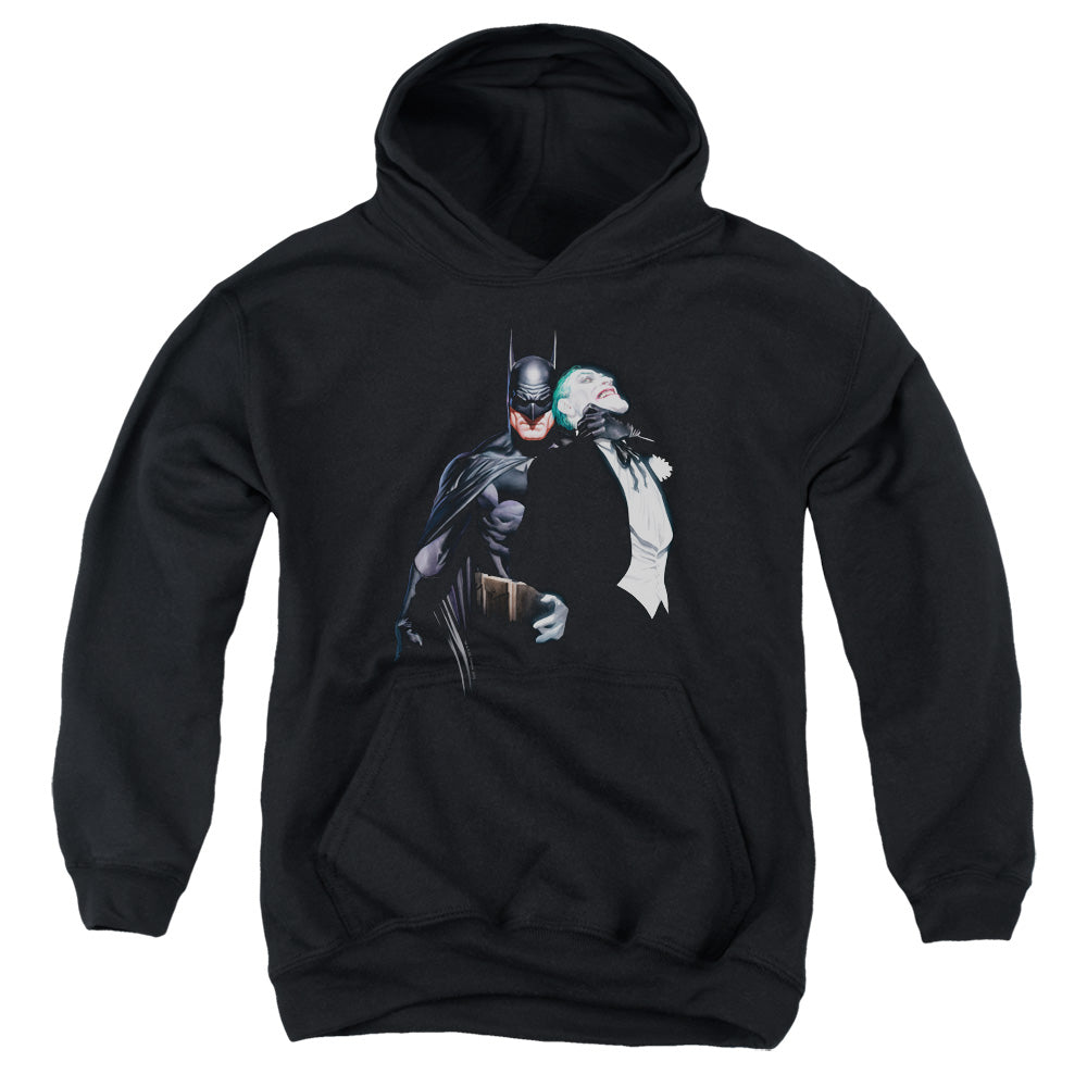 Batman Comics Joker Choke Youth Cotton Poly Pull-Over Hoodie