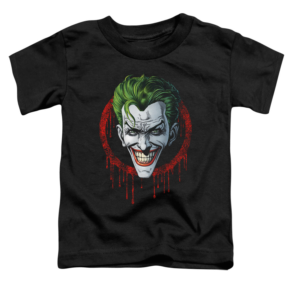 Batman Comics Joker Drip Toddler 18/1 Cotton Short-Sleeve T-Shirt