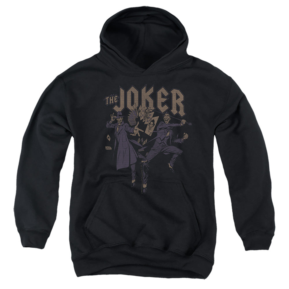 Batman Comics Joker Duo Youth Cotton Poly Pull-Over Hoodie