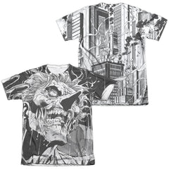 Batman Comics Joker (Front/Back Print) Men's Regular Fit Poly Cotton Short-Sleeve T-Shirt