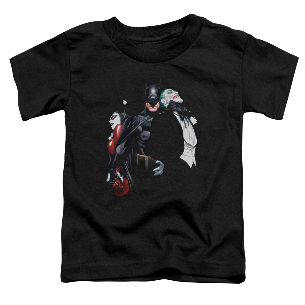 Batman Comics Joker Harley Choke Toddler 18/1 Cotton Short-Sleeve T-Shirt